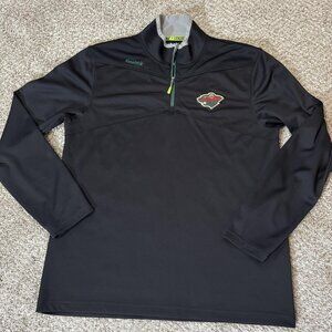 Minnesota Wild Shirt Mens Large NHL Hockey Speedwick Reebok Center Ice